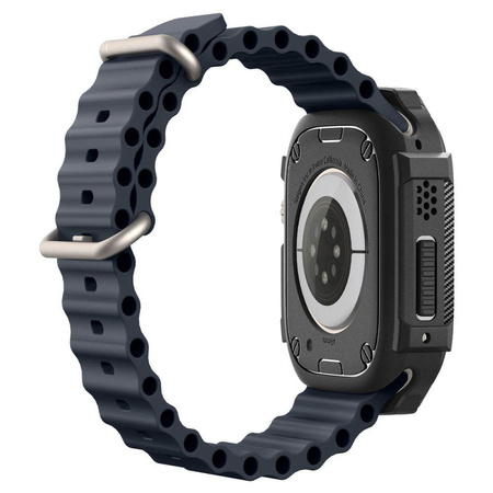 Spigen Rugged Armor - Obudowa do Apple Watch Ultra 49 mm (czarny)