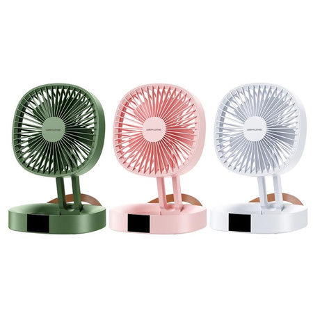 WEKOME WT-F23 - 2000mAh Wireless Desk Fan (Pink)