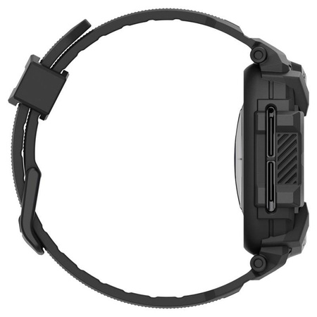Spigen Rugged Armor Pro - Bracelet + étui pour Samsung Galaxy Watch Ultra 47 mm (Noir mat)