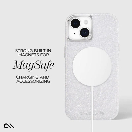 Case-Mate Shimmer MagSafe - Case for iPhone 15 / iPhone 14 / iPhone 13 (Iridescent)