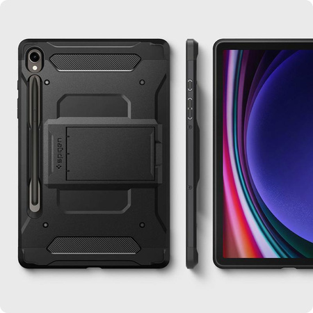 Spigen Tough Armor Pro - Gehäuse für Samsung Galaxy Tab S9 11" (Schwarz)