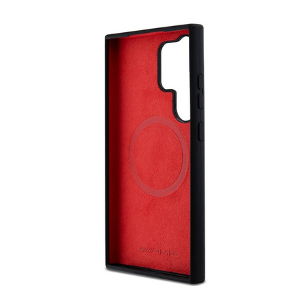Étui AMG Silicone Carbon Pattern MagSafe - Samsung Galaxy S24 Ultra (noir)