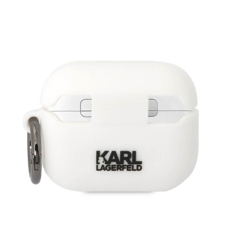 Karl Lagerfeld Silikon NFT Choupette Kopf 3D - AirPods Pro Hülle (weiß)