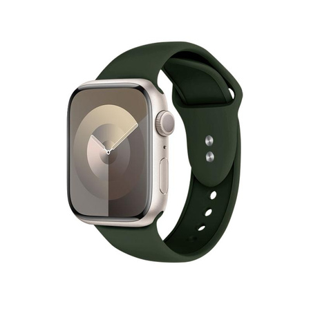 Crong Liquid - Řemínek pro Apple Watch 38/40/41/42 mm (zelený)