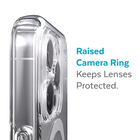 Speck Presidio Perfect-Clear + MagSafe - iPhone 13 Pro Case with MICROBAN Coating (Clear)