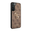Guess 4G Big Metal Logo - Étui Samsung Galaxy S23+ (marron)