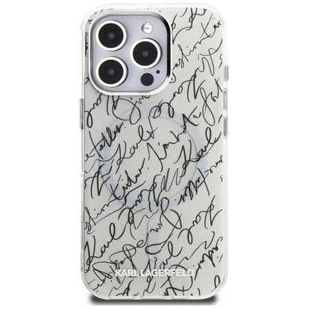 ETUI MAGSAFE KARL LAGERFELD DO IPHONE 16 PRO, Case Białe, Magnetyczne Modne