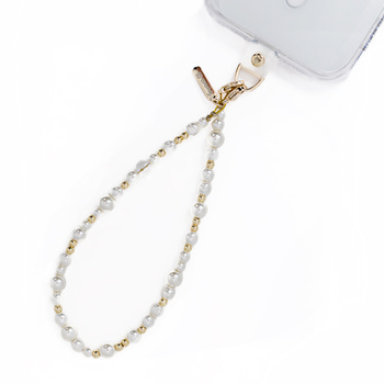Crong Phone Charm - Lanyard Phone Pendant (Pearls)