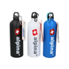 Alpina - Bouteille en aluminium avec mousqueton 750 ml (blanc)