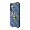 Guess 4G Großes Metall-Logo - Samsung Galaxy S24+ Tasche (blau)
