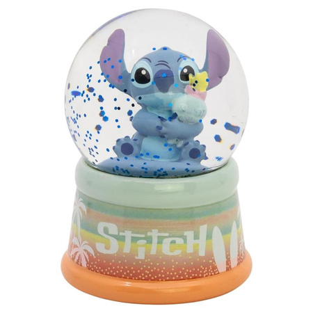Disney Stitch - Üveg hógolyó ajándékdobozban