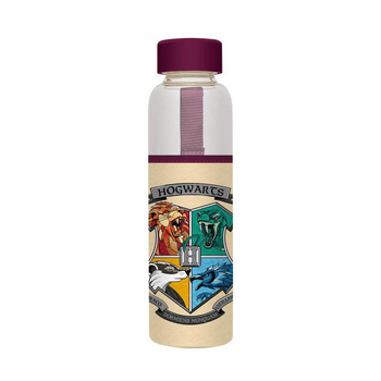 Harry Potter - 500 ml glass water bottle (Hogwarts)