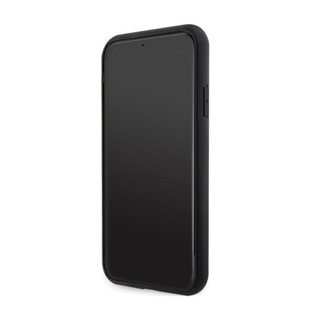 Guess GCube Stripes MagSafe - iPhone 11 Tasche (Schwarz)