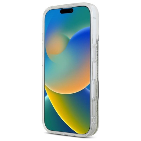 Hello Kitty Liquid Glitter Fever MagSafe - Pouzdro na iPhone 16 (černý/zlatý)