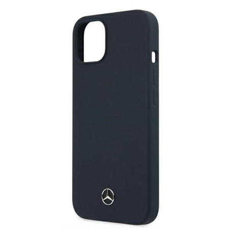 Mercedes Silicone Line - Pouzdro na iPhone 13 mini (tmavě modré)