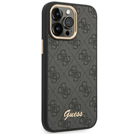 Guess 4G Metal Camera Outline Tasche - iPhone 14 Pro Tasche (Schwarz)