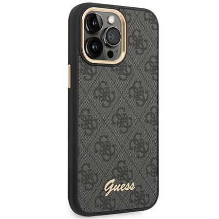 Guess 4G Metal Camera Outline Case – Etui iPhone 14 Pro (Czarny)