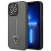 Guess Saffiano Triangle Logo Case - iPhone 13 Pro Case (silver)