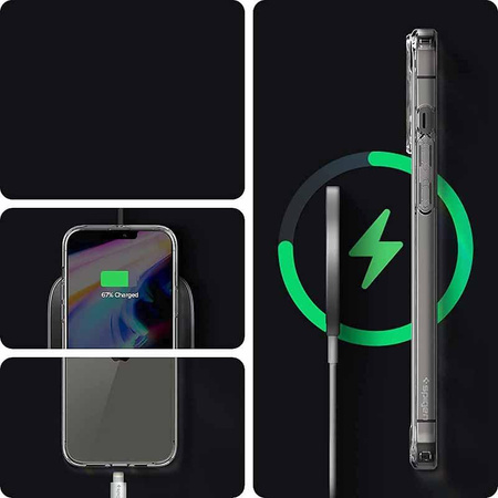 Spigen Ultra Hybrid - Coque pour iPhone 13 Pro Max (Transparent)