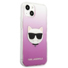 Karl Lagerfeld Choupette Head - iPhone 13 Mini Tasche (rosa)