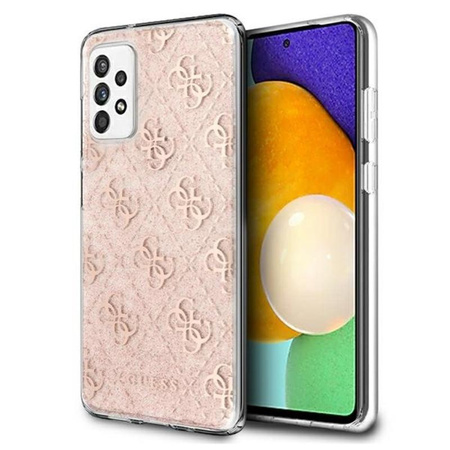 Guess 4G Glitter - Samsung Galaxy A52 / A52S Case (Pink)