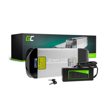 Green Cell - E-Bike akkumulátor töltővel 36V 15Ah 540Wh Li-Ion akkumulátor 36V 15Ah 540Wh Li-Ion 5.5x2.1mm