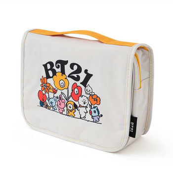 Line Friends BT21 - Grande trousse de toilette de voyage avec poignée suspendue