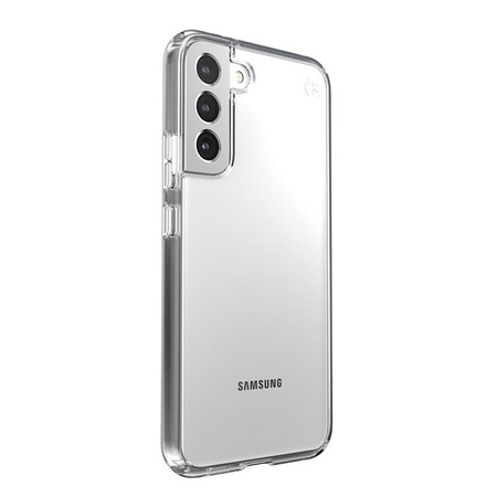 Speck Presidio Perfect-Clear - Samsung Galaxy S22+ Case with MICROBAN Coating (Clear/Clear)