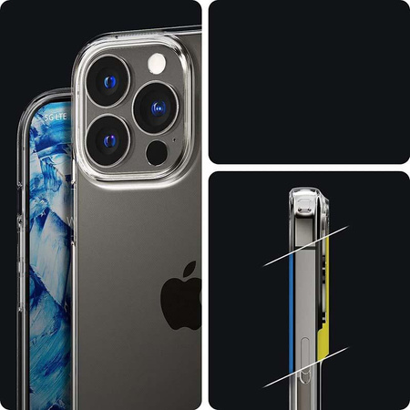 Spigen Liquid Crystal - tok iPhone 13 Pro készülékhez (átlátszó)