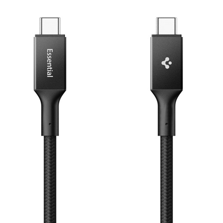 Spigen EB10010CC Essential - USB-C zu USB-C PD Kabel 100W 1m (Schwarz)
