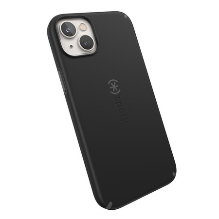 Speck CandyShell Pro - pouzdro pro iPhone 14 Plus s povrchovou úpravou MICROBAN (černé / břidlicově šedé)
