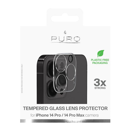 Puro Tempered Glass Camera Lens Protector - Schutzglas für die iPhone 14 Pro / iPhone 14 Pro Max Kamera