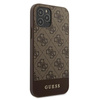 Collection 4G Bottom Stripe - Coque pour iPhone 12 Pro Max (marron)