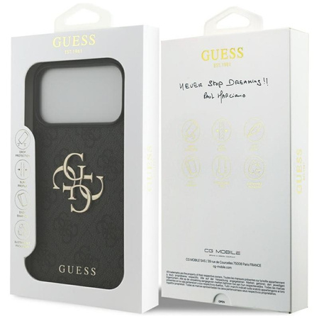 Guess 4G Big Logo - iPhone 17 Pro Max Case (black)