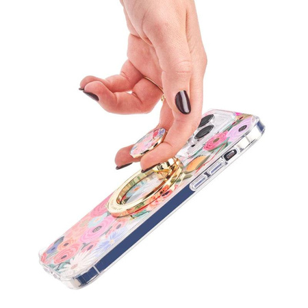 Case-Mate Magnetic Mini Grip - MagSafe finger holder with stand function (Garden Party Blush)
