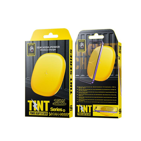 WEKOME WP-U165 Tint Series - Chargeur inductif sans fil Qi 15W (Jaune)