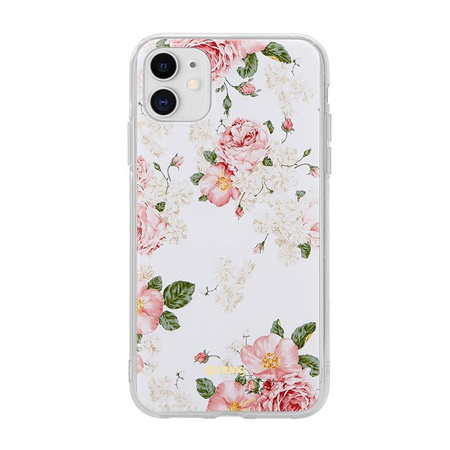 Crong Flower Case - iPhone 11 tok (minta 02)