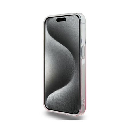 Hello Kitty IML Gradient Electrop Kitty Head - pouzdro pro iPhone 15 Pro (růžové)