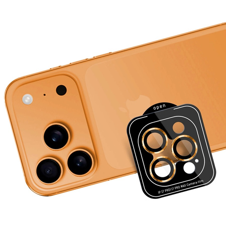 3mk Lens Protection Pro - Kameraschutzglas für iPhone 17 Pro / iPhone 17 Pro Max (Orange)