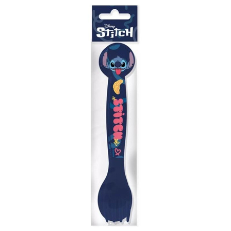 Disney Stitch - Palms collection couverts en plastique (cuillère et fourchette)