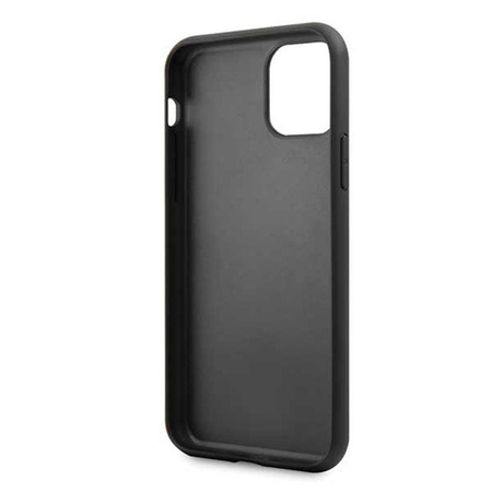 Karl Lagerfeld dombornyomott tok Karl & Choupette - iPhone 11 tok (fekete)