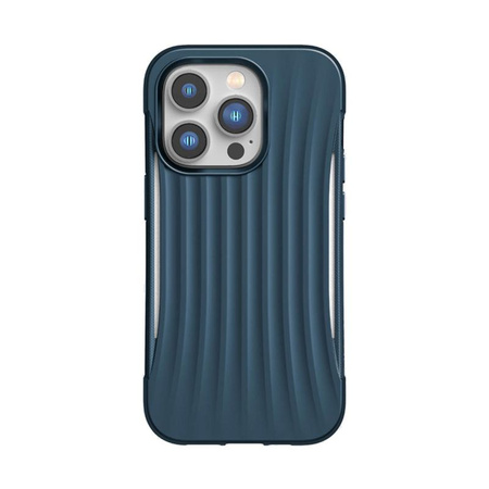 X-Doria Raptic Clutch - Biologisch abbaubare iPhone 14 Pro Hülle (Falltest 3m) (Blau)