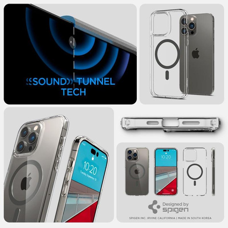 Spigen Ultra Hybrid MagSafe - étui pour iPhone 14 Pro (Graphite)