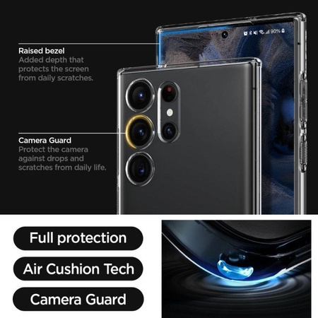 Spigen Liquid Crystal - tok Samsung Galaxy S23 Ultra (átlátszó)