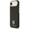 Guess Grained Strass Logo MagSafe - Case iPhone Air (black)