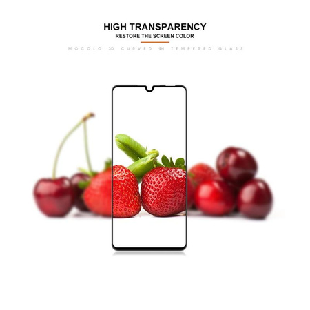 Mocolo 3D 9H Full Glue - Verre de protection intégrale pour Huawei P30 Lite (Noir)