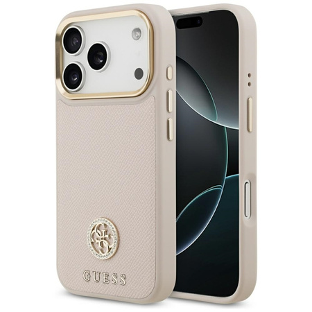 ETUI DO IPHONE 17 PRO do MAGSAFE GUESS ORYGINALNE RÓŻOWE ELEGANCKIE MODNE
