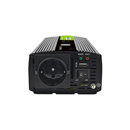 Green Cell - Spannungswandler PowerInverter mit LCD-Anzeige 12V bis 230V 500W/1000W Reine Sinuswelle