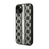 Karl Lagerfeld Monogram Stripe - pouzdro pro iPhone 14 Plus (šedé)