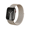 Crong Milano Steel - Bracelet en acier inoxydable pour Apple Watch 38/40/41/42 mm (champagne)